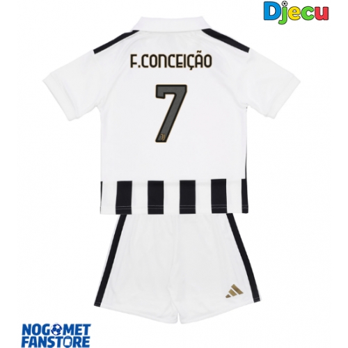Juventus Francisco Conceicao #7 Domaci Dres za djecu 2026-27 Kratak Rukav (+ Kratke hlače)